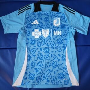 Men's Adidas Minnesota United FC 2024 One Planet Pre-Match Top